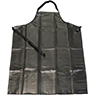 APRON Nitrile Coated Poly/Cotton Apron [35x45 in.] -BLACK