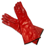 HIGH HEAT FIVE FINGER- SM LIQUID RESISTANT GLOVES 21" RED